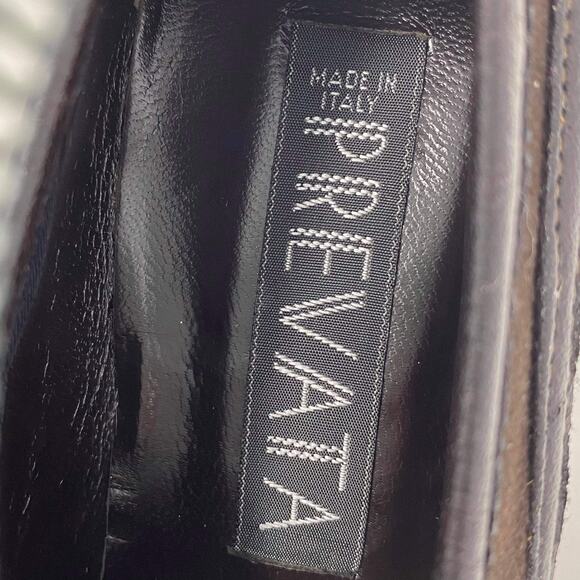 PREVATA Vintage Suede Wedge Heels - Picture 2 of 9